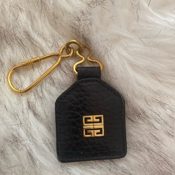 Vintage Black Givenchy Keyring/Charm - Picture 1 of 7